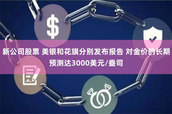   新公司股票 美银和花旗分别发布报告 对金价的长期预测达3000美元/盎司